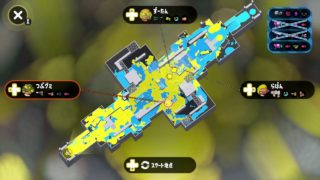 スプラトゥーン2　ヤグラ　A帯　黒ZAP　ハコフグ倉庫