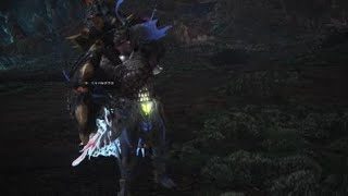 モンスターハンター：ワールド　歴戦ヴァルハザク　ニャバルといっしょ