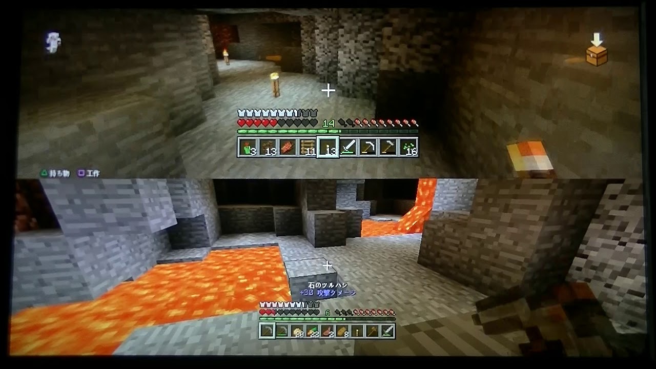 #10かきクラ【マインクラフト】ダイヤモンド発見した