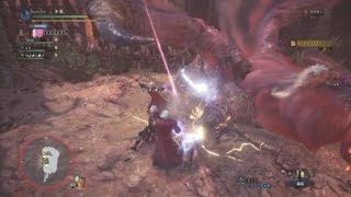 モンスターハンター：ワールド テオノヴァvs超高出力属性解放斬り