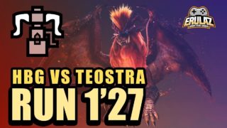 MHW - Teostra Speedrun Heavy Bowgun 1'27 - モンスターハンター：ワールド.
