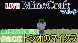 [LIVE] Minecraft（マインクラフト）BE(Win10とPEほか) エンドシティを探しに行く！