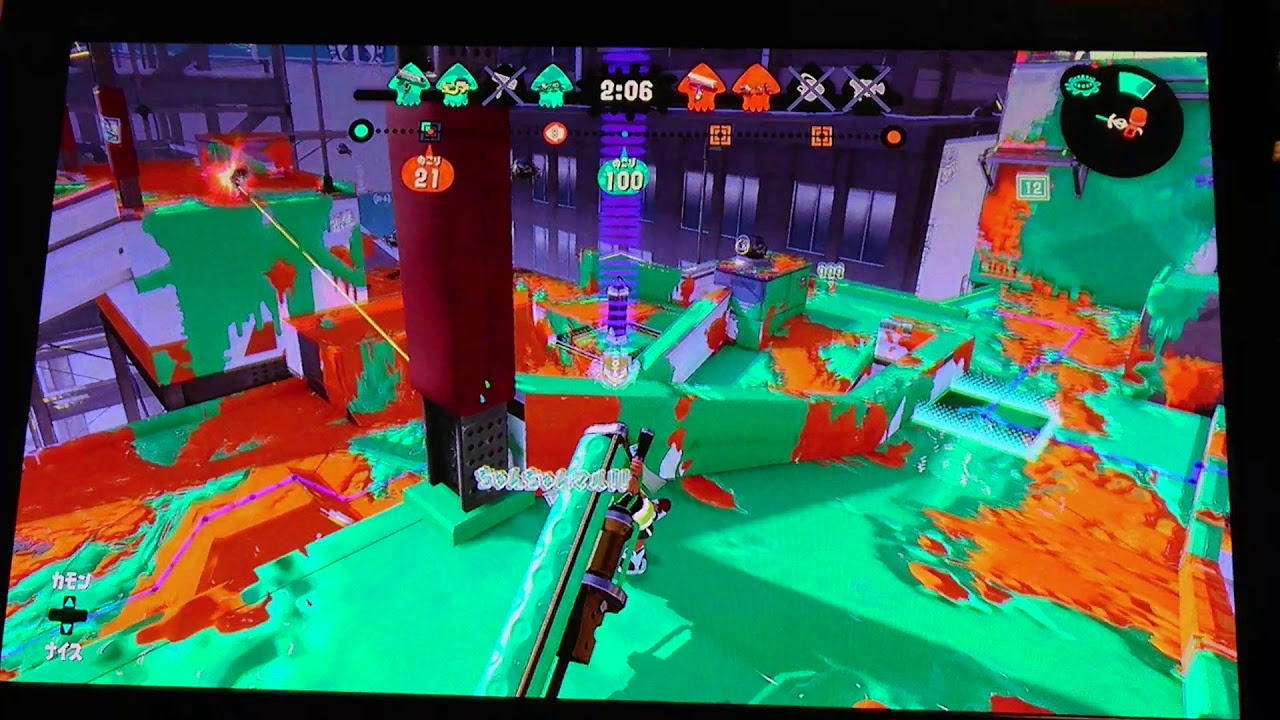 スプラトゥーン２　ダイナモローラー　A　1570　ガチヤグラ　タチウオパーキング