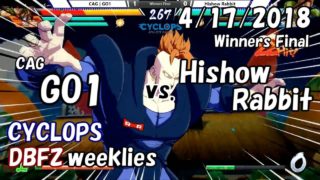 【DBFZ】ドラゴンボールファイターズ対戦会 in CYCLOPS WF CAG|GO1 vs. 飛翔兎 2018/4/17