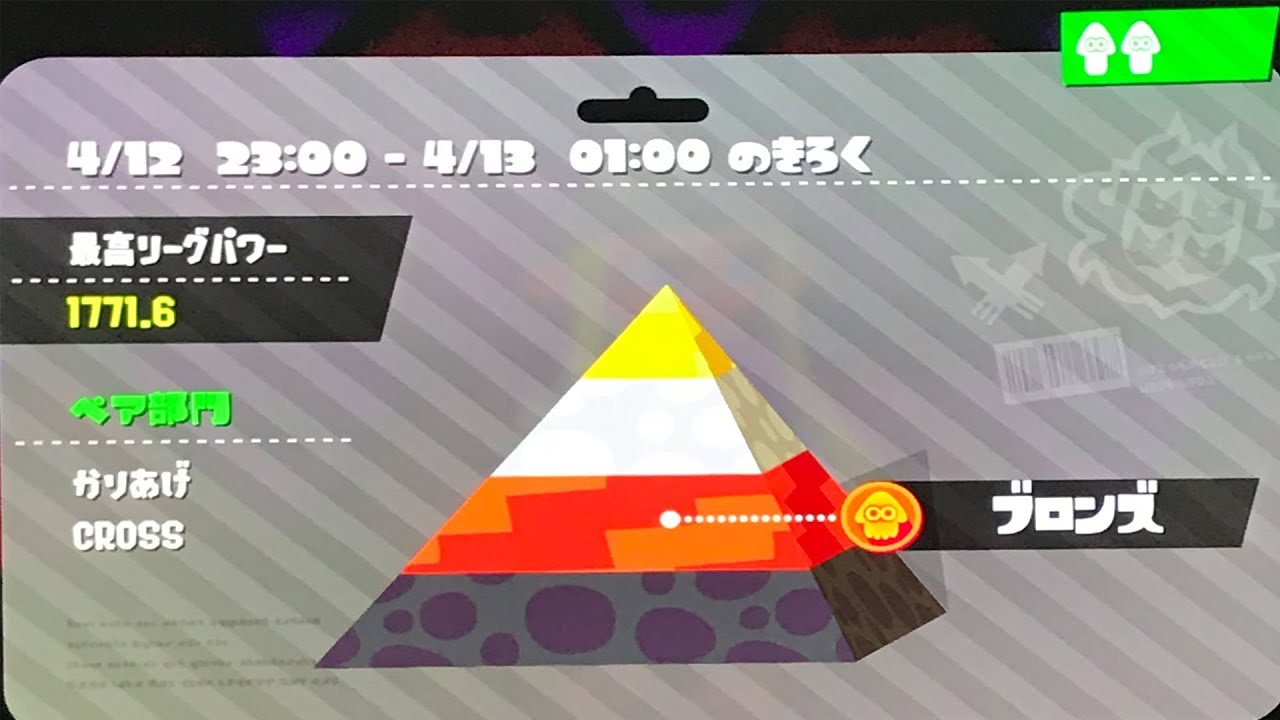 【ウデマエBの奮闘記(銀メダル目指す！】スプラトゥーン2(リーグ・ホコ)