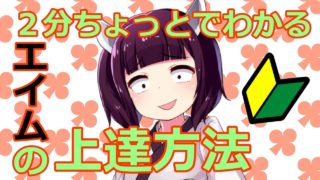 【PUBG】２分ちょっとでわかるAIMの上達方法【VOICEROID実況】