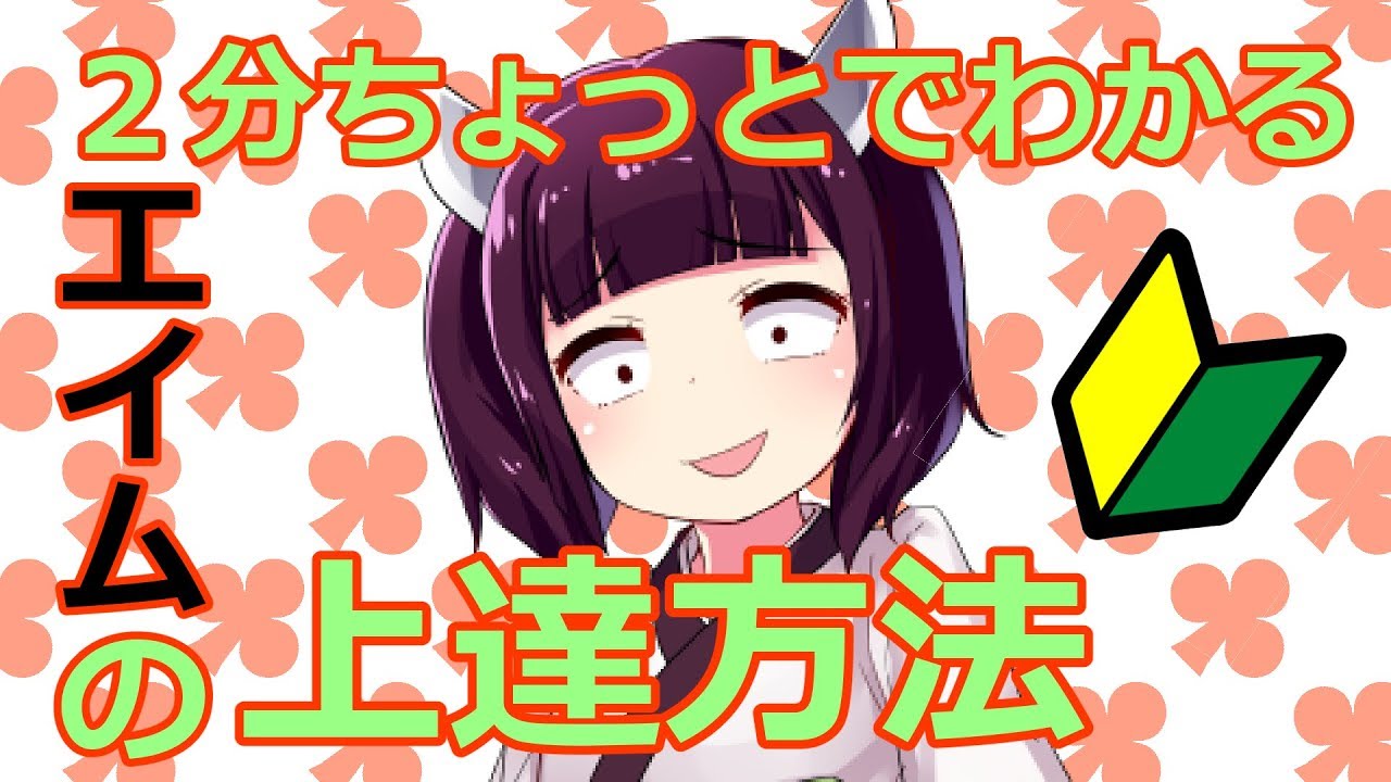 【PUBG】２分ちょっとでわかるAIMの上達方法【VOICEROID実況】