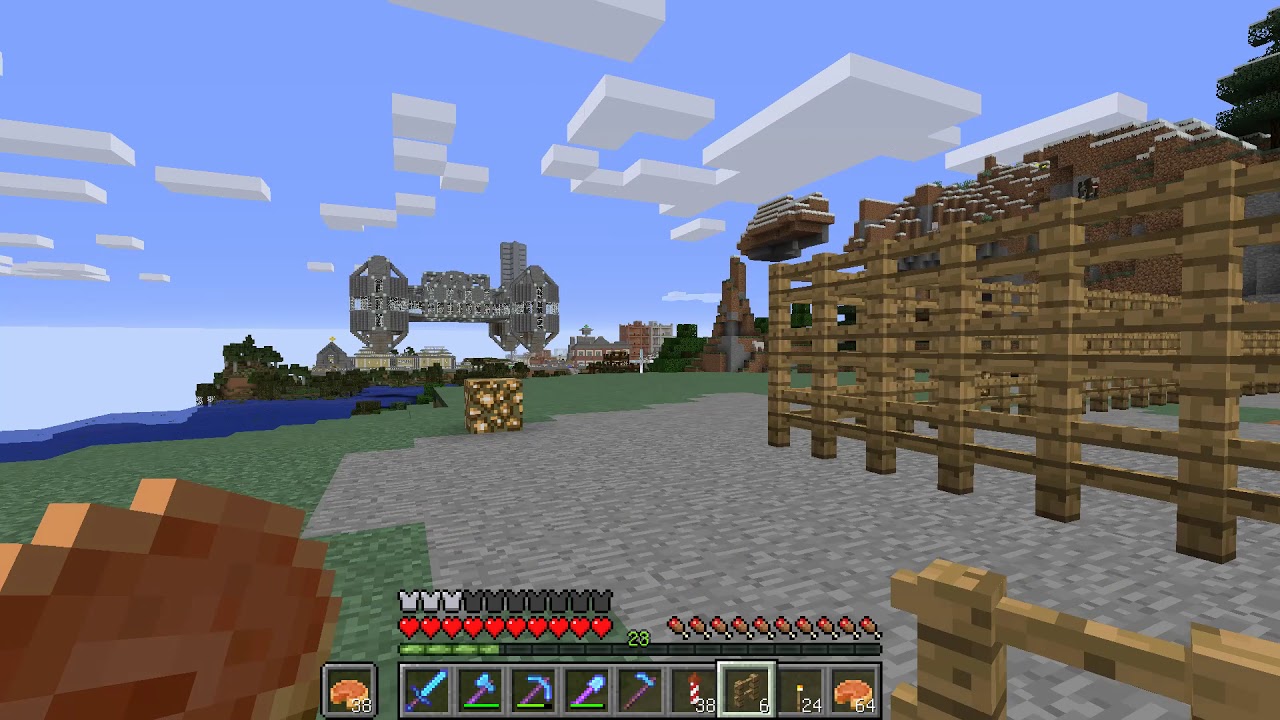 【マインクラフト】MC 290 牧場の小屋作りその1