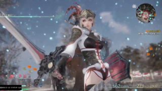 真・三國無双８　武器アクション考察 「盾牌剣（呂玲綺）」