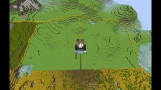 【マインクラフト】最大地図一枚分を小麦畑にする！【実況】 Part 105