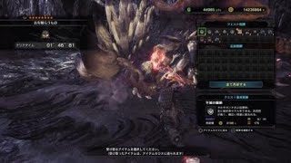 モンスターハンター：ワールド　古を喰らうもの　ネルギガンテ　片手剣　1分46秒
