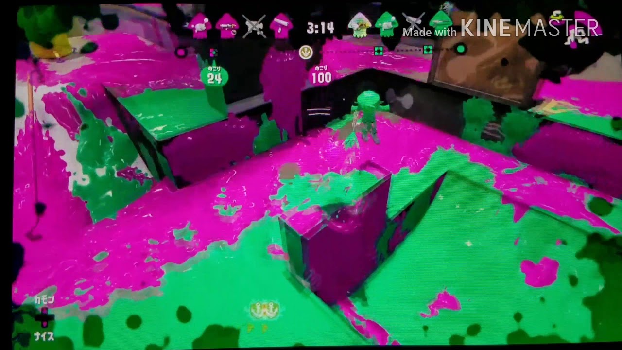 スプラトゥーン2　キル集(メイン・ローラー　その他武器)　byシオカラ節　英雄