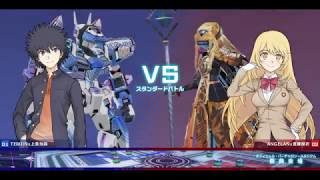 とある魔術の電脳戦機プレマ　ミハラナオ(エンジェラン)　vs　すきゃい(テムジン)