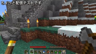ライブ配信テスト　［マインクラフト］