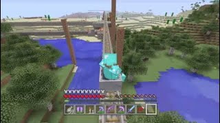 ［マインクラフト］1年してたサバイバル紹介！！回路や建築物（お城・教会・神社など）