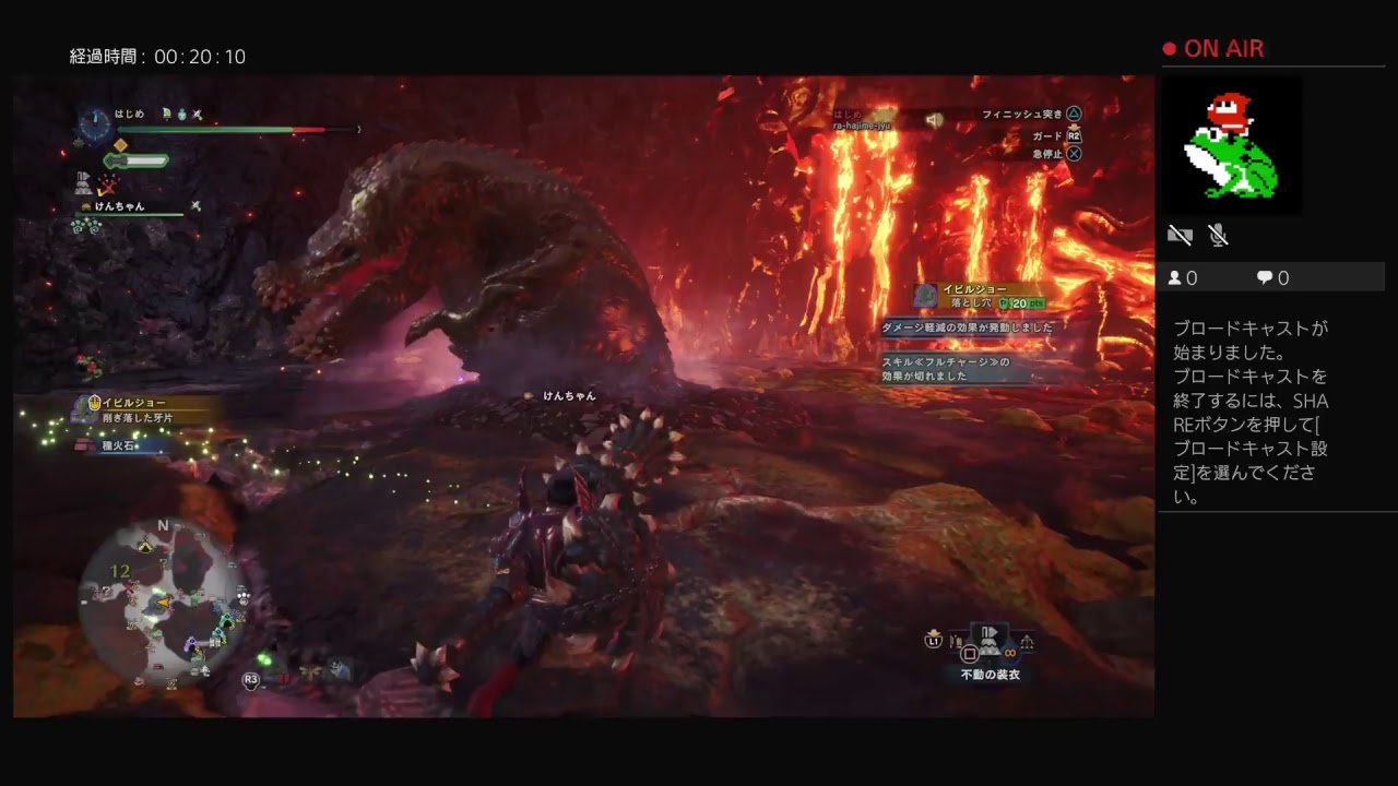 モンスターハンターワールド　悪事をし過ぎた岩男といく歴戦ジョー