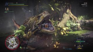 上位ドスジャグラスvs追い剥ぎの装衣　約3分（モンスターハンター：ワールド_20180425）