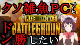 【ＰＵＢＧ実況】クソ雑魚ＰＣでもドン勝したい！！