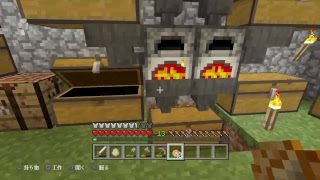 【マインクラフト】#9 [PS4/PS4] 廃坑とかいってみる？放送少しだけ♪