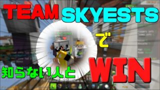 【マインクラフト】チェスターのスカイウォーズpart28　TEAM SKYWARS で知らない人とＷＩＮ