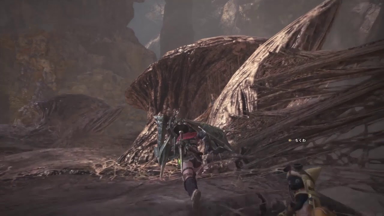 【MHW】＃101　ショウ気の谷エリア2探索【モンスターハンターワールド】