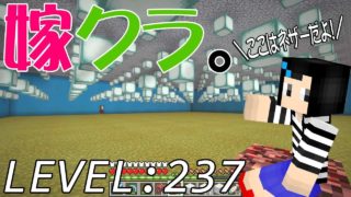 【マインクラフト】嫁がマイクラ始めました。237「ガストの湧き潰し」
