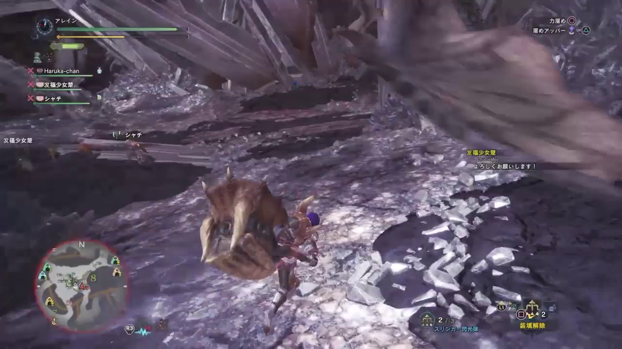 [MHW] フリープレイ　#5　注意：下手です[モンスターハンターワールド]