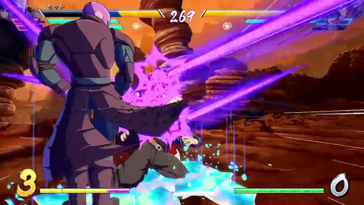 ドラゴンボール ファイターズ　世界１位ヒット　消えまくりの動き