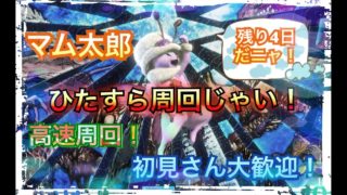 残りわずか！参加型マム周回「モンスターハンターワールド」