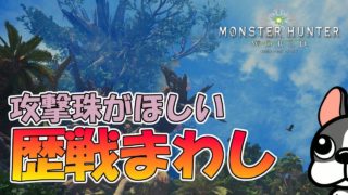 【MHW】攻撃珠がほしい。歴戦まわし【モンハンワールド】