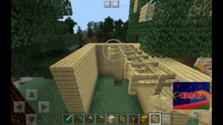 マインクラフトでニワトリ小屋を作ってみた