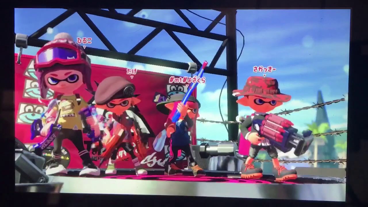 ｢スプラトゥーン2｣夜桜が行くチャーの旅