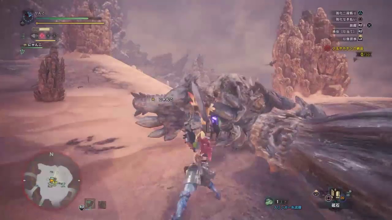 【モンスターハンターワールド】初心者が狩りしたり眺めたりする