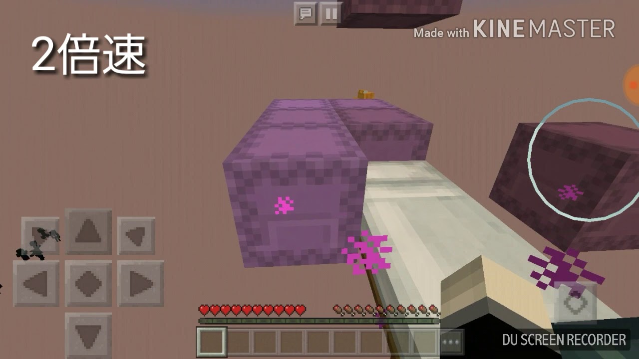 「マインクラフトpe」エンドラの空中戦　まさかの事態に！？