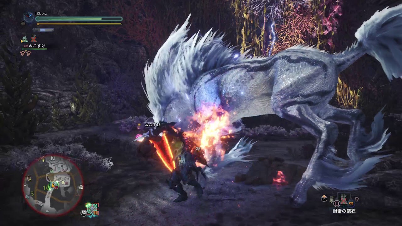 いずみのライブ「モンスターハンターワールド」＠片手剣　やっとこさ出たよキリン大金冠