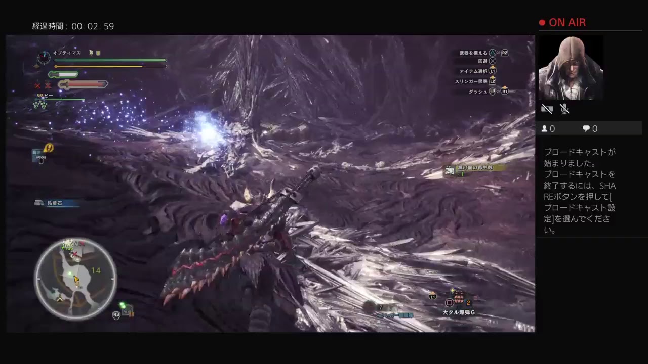 ［生放送］MHW モンスターハンターワールドver.5  ついにHR100！！