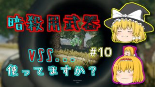 【PUBG】暗殺用武器「VSS」| #10 【ゆっくり実況】
