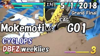 【DBFZ】ドラゴンボールファイターズ対戦会 in CYCLOPS GF Mokemoti vs. CAG|GO1 2018/5/1