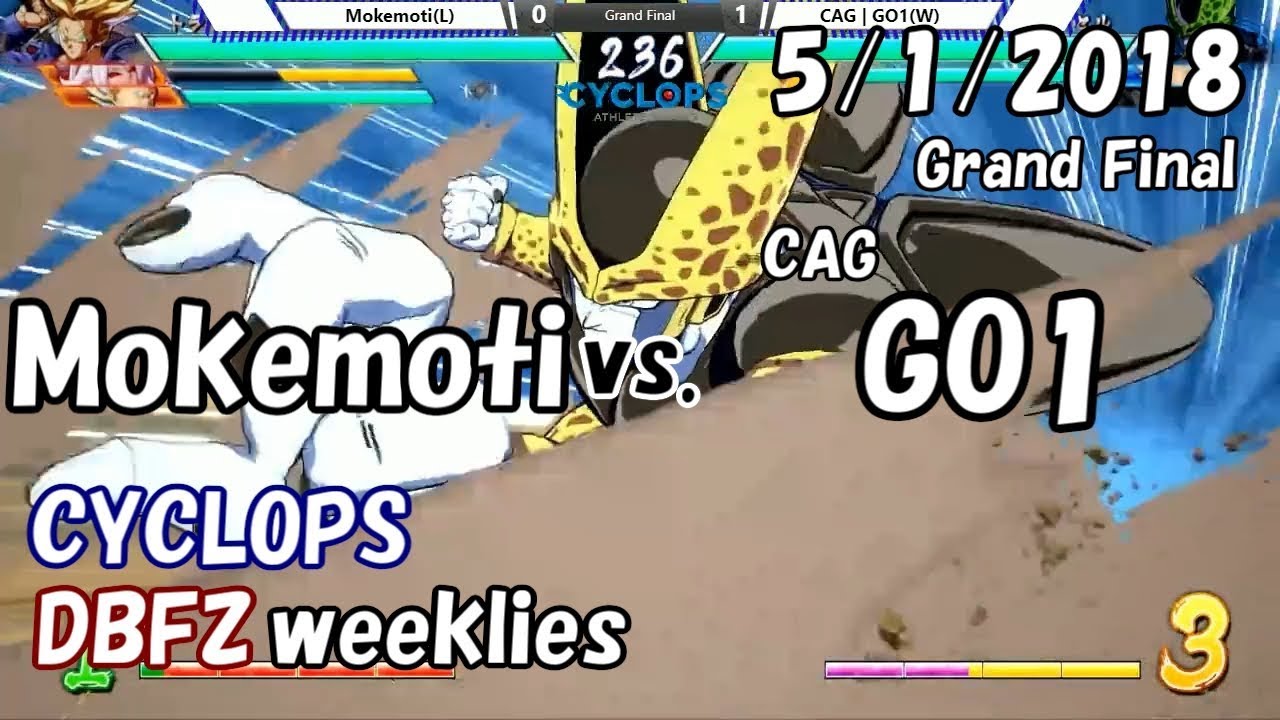 【DBFZ】ドラゴンボールファイターズ対戦会 in CYCLOPS GF Mokemoti vs. CAG|GO1 2018/5/1