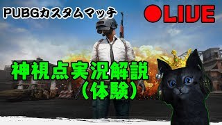 🔴Live＠PUBGカスタムマッチ神視点実況　PUBG_LIFE カスタムマッチ【実況配信】