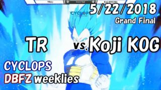【DBFZ】ドラゴンボールファイターズ対戦会 in CYCLOPS GF TR vs. 小路 KOG 2018/5/22
