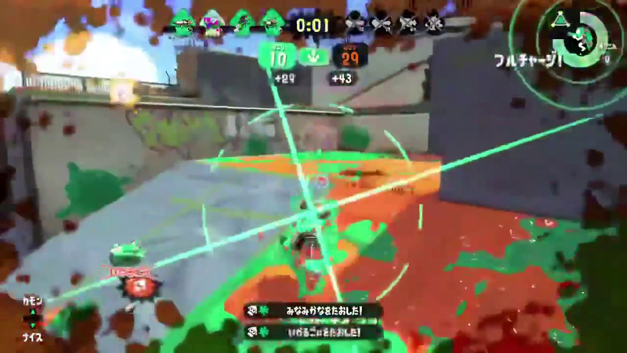 【スプラトゥーン2】ラスト10秒でオールダウンさせる男