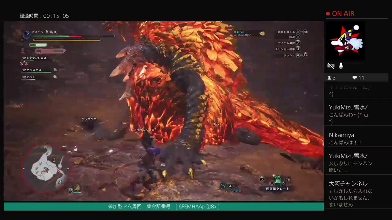 リスナー参加型 まったりモンスターハンターワールド