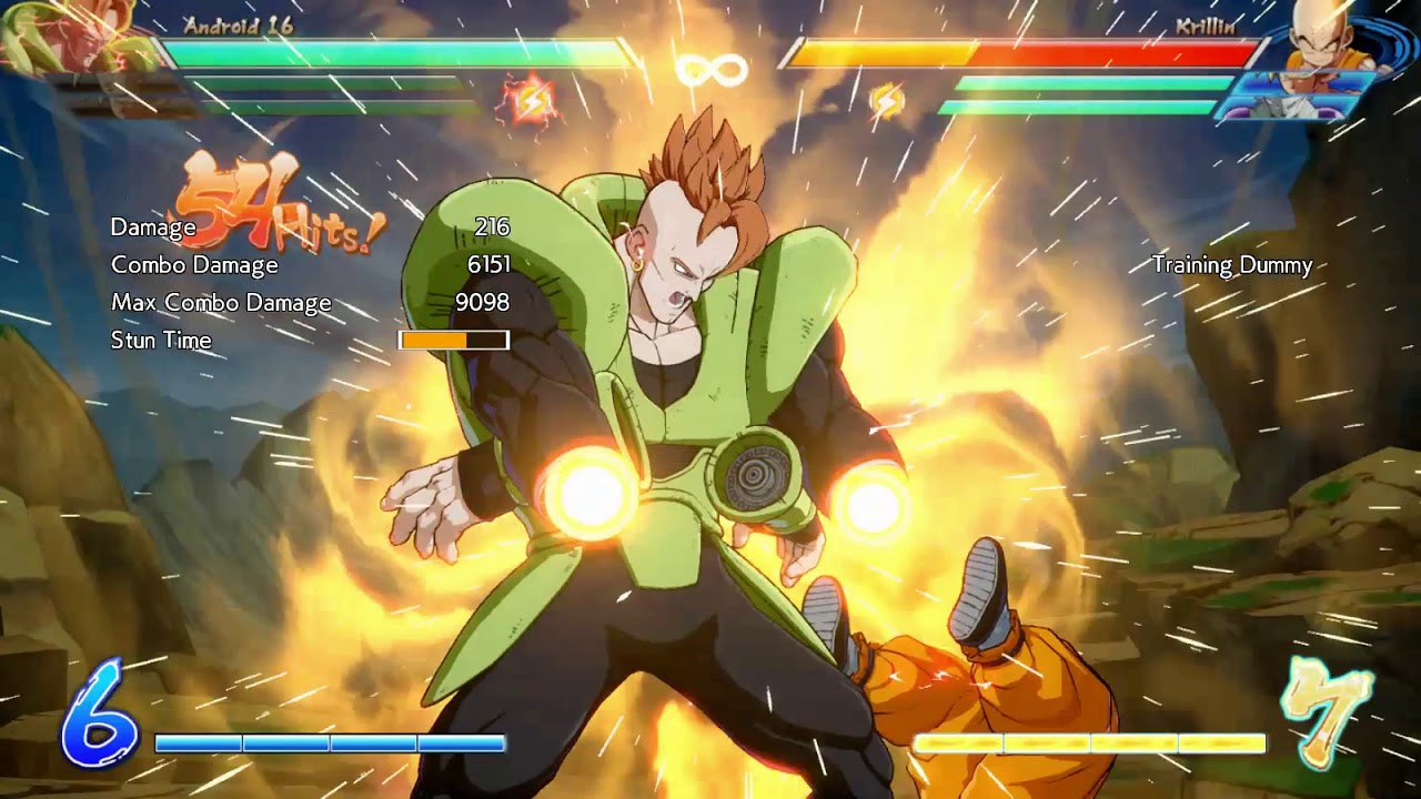 【DBFZ】人造人間16号004【ドラゴンボールファイターズ】100% combo