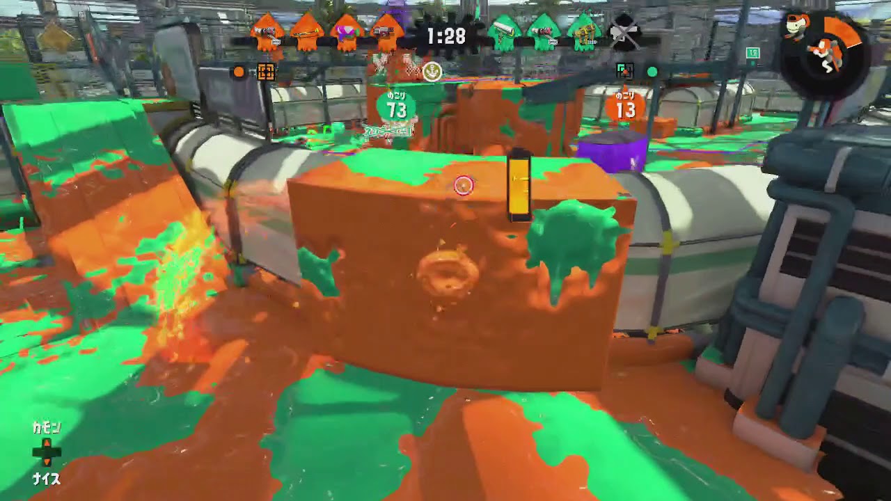 【スプラトゥーン２】ホッカス使ってガチマッチ(ウデマエX)