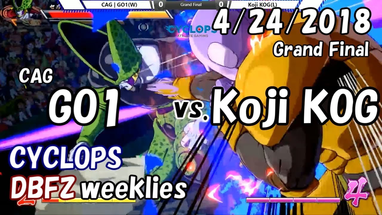 【DBFZ】ドラゴンボールファイターズ対戦会 in CYCLOPS GF CAG|GO1 vs. 小路 KOG 2018/4/24