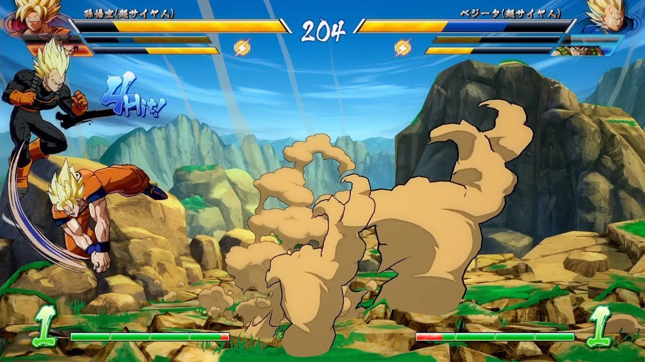 【ドラゴンボール ファイターズ】 トッププレイヤーリプレイ 孫悟空（超サイヤ人） 固定 180502