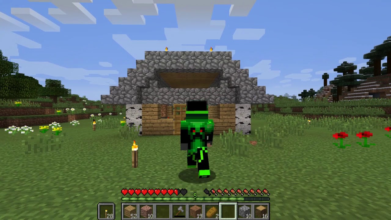 【マインクラフト】（無音）拠点作りpart1