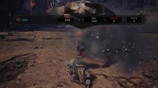 モンスターハンター：ワールド　闘技大会02ペアハンマー双剣55秒06