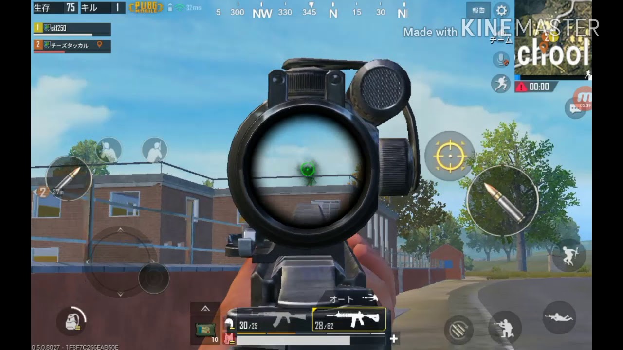 【スマホ版PUBG実況】アフロ二人組の学校戦争！wドン勝狙う！はせ登場！俺らの戦争は終わらない【アフロ軍団】